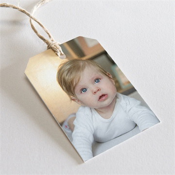 Geschenkanhänger Taufe miniatur fotos