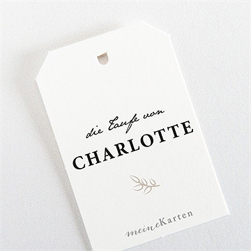 Geschenkanhänger Taufe Miniatur Fotos - Vue 3