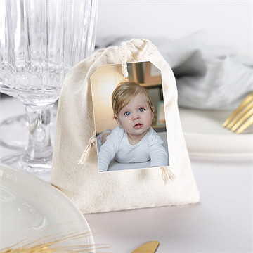 Geschenkbeutel Taufe Miniatur Fotos - Vue 3