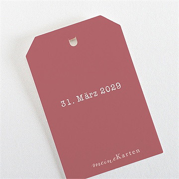 Geschenkanhänger Taufe Polaroid Design - Vue 3