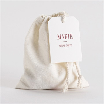 Geschenkbeutel Taufe polaroid design