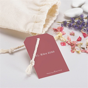 Geschenkbeutel Taufe Polaroid Design - Vue 2