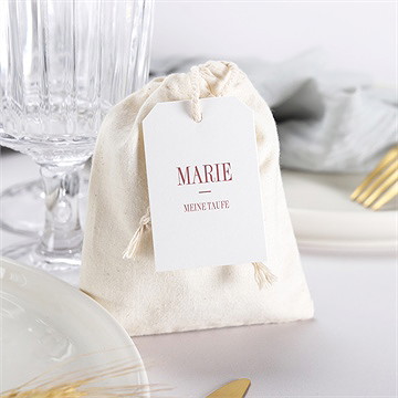 Geschenkbeutel Taufe Polaroid Design - Vue 3