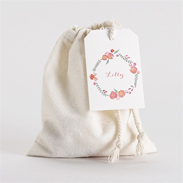 Geschenkbeutel Kommunion Aquarellkranz