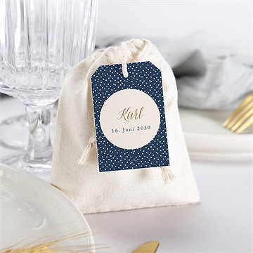 Geschenkbeutel Kommunion Sternenhimmel - Vue 3