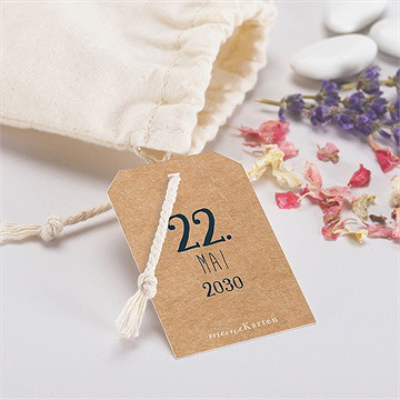 Geschenkbeutel Kommunion Kraftpapierillustration - Vue 2