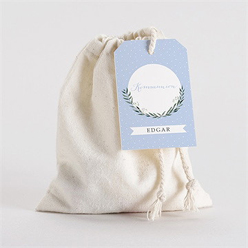 Geschenkbeutel Kommunion Zartes Blau