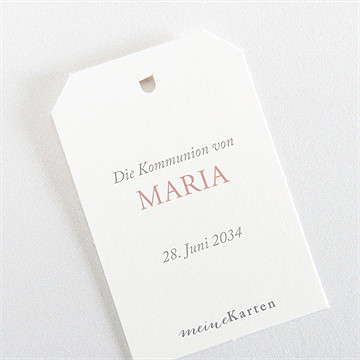 Geschenkanhänger Kommunion Pastellzauber - Vue 3