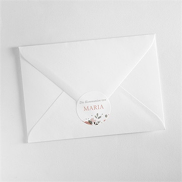 Aufkleber Kommunion Pastellzauber - Vue 3