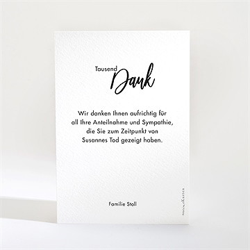 Trauerdanksagung Auf Immer Und Ewig - Vue 2