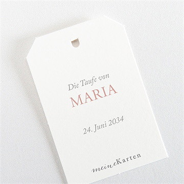 Geschenkanhänger Taufe Prachtvoll - Vue 3