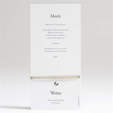 Menükarte Taufe im licht getauft - Vue 2