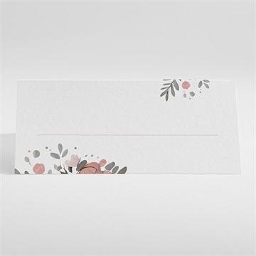 Tischkarte Taufe prachtvoll - Vue 2