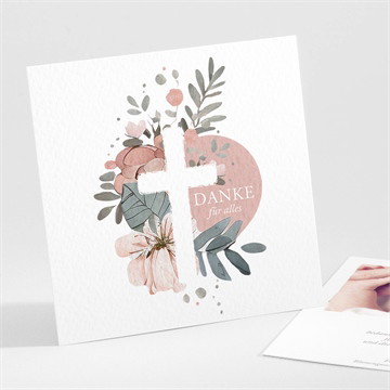 Dankeskarte Taufe Prachtvoll