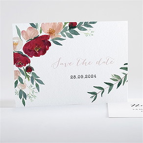 Save the Date Karte mohnblumen - 2
