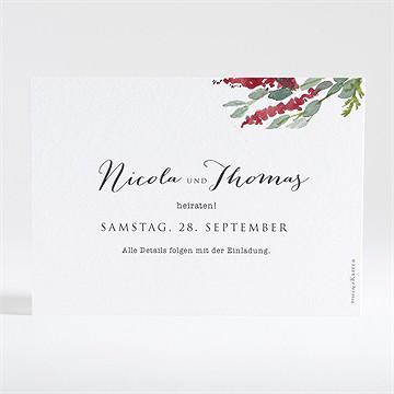 Save The Date Karte Mohnblumen - 2 - Vue 2