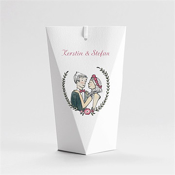 Geschenkbox Hochzeit Hochzeitspaar - Schachtel - Vue 4