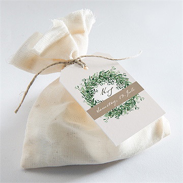 Geschenkanhänger Hochzeit frühlingskranz - Vue 2