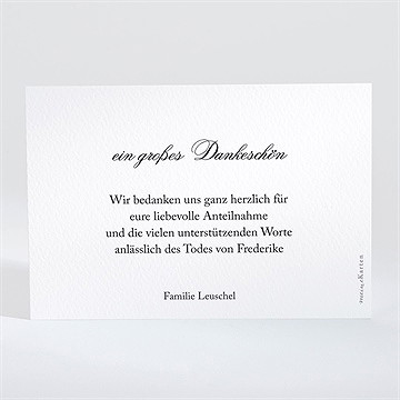 Trauerdanksagung Federleicht - vue 2