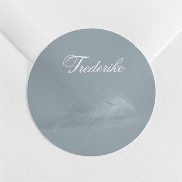 Aufkleber Trauer federleicht