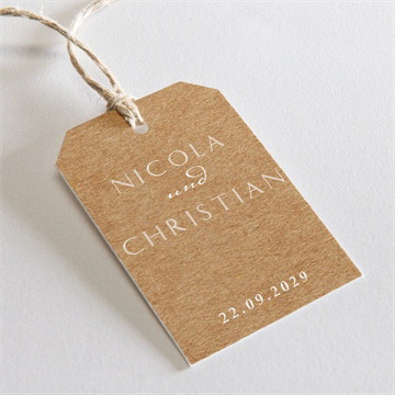 Geschenkanhänger Hochzeit Panorama