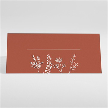 Tischkarte Hochzeit herbstblüten - Vue 2