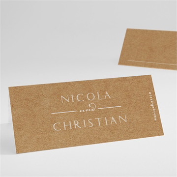 Tischkarte Hochzeit Panorama