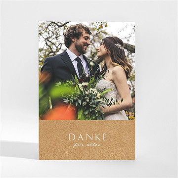 Dankeskarte Hochzeit panorama - magnet