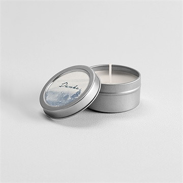 Kerze Trauer waldaquarell - Vue 3