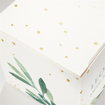 Geschenkbox Jugendweihe Olivenkranz - Gold - Vue 2