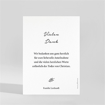 Trauerdanksagung Für Dich - Vue 2