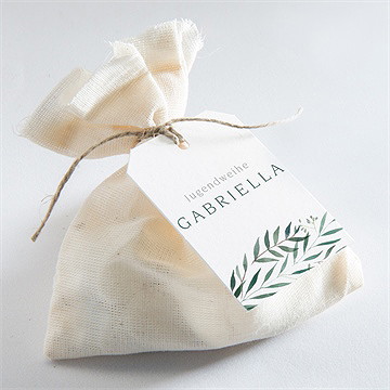 Geschenkanhänger Jugendweihe Grüner Blätterzweig - Vue 2