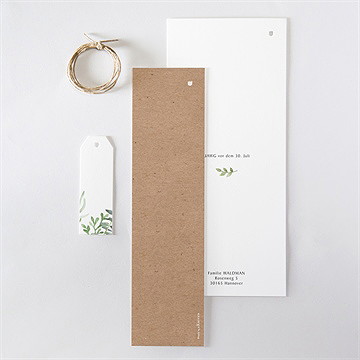 Einladungskarte Jugendweihe kraftpapier-design - Vue 5