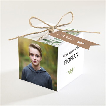 Geschenkbox Jugendweihe Kraftpapier-design