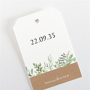 Geschenkanhänger Jugendweihe Kraftpapier-Design - Vue 3