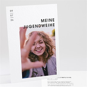 Einladungskarte Jugendweihe partystimmung