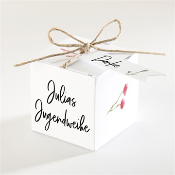 Geschenkbox Jugendweihe Florale stimmung - magnet