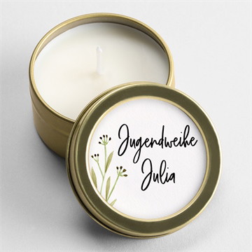 Kerze Jugendweihe Florale stimmung - magnet