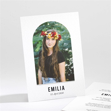 Einladungskarte Jugendweihe Torbogen