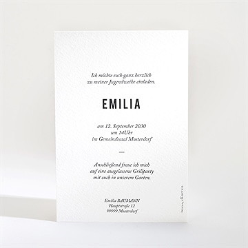 Einladungskarte Jugendweihe torbogen - Vue 2