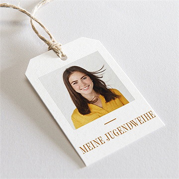 Geschenkanhänger Jugendweihe Polaroid