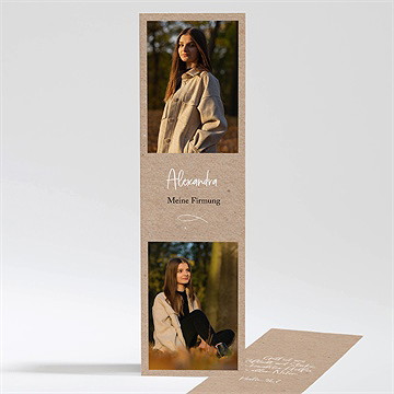 Andenken Firmung Dunkles Kraftpapier