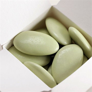 Zuckermandeln schoko-dragées zartgrün