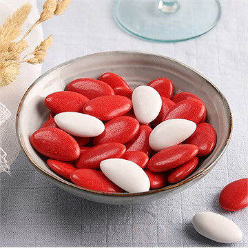 Zuckermandeln Schoko-Dragées Rot - Vue 2