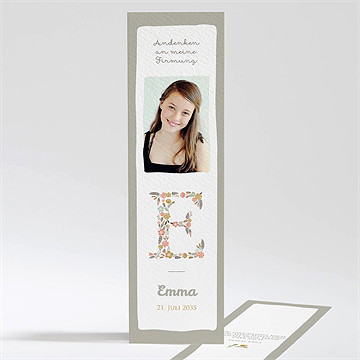 Andenken Firmung Blumige Freude