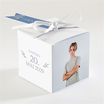 Geschenkbox Firmung Blaue Fotocollage - Vue 2