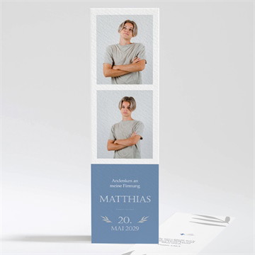 Andenken Firmung blaue fotocollage