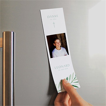 Danksagungskarte Firmung Reine Seele - Vue 2