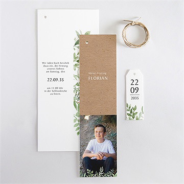 Einladungskarte Firmung Schöne Ausstrahlung - Vue 4