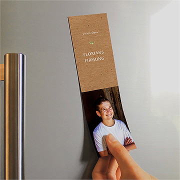 Danksagungskarte Firmung Schöne Ausstrahlung - Magnet - Vue 2